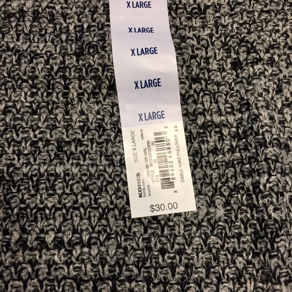 CROFT & BARROW Cable Knit Yoke Boatneck Sweater ❤️ - Picture 9 of 10